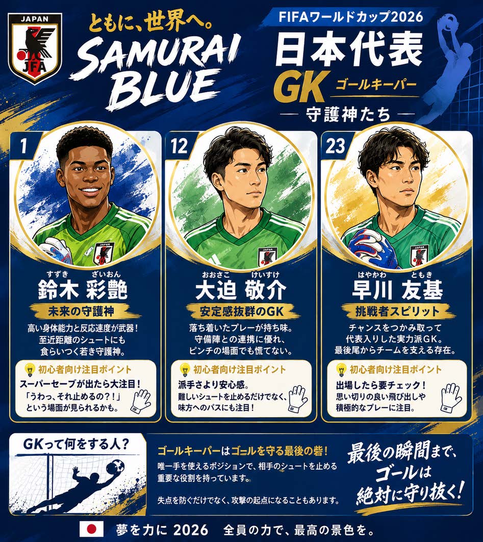 日本代表GKポスター